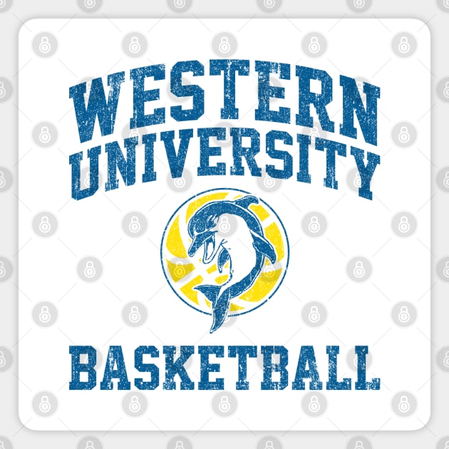 Western University Basketball - Blue Chips (Variant) Magnet by huckblade